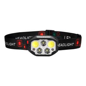 VEVOR 2 Pack Headlamps Lightweight LED Rechargeable Headlight 12 Lighting Modes