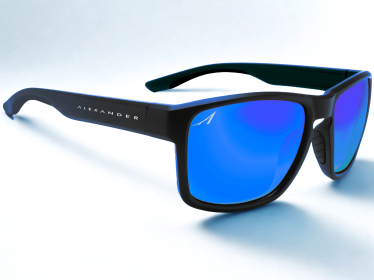 Alexander Classic Sport Polarized Sunglasses (Color: Blue Mirror)