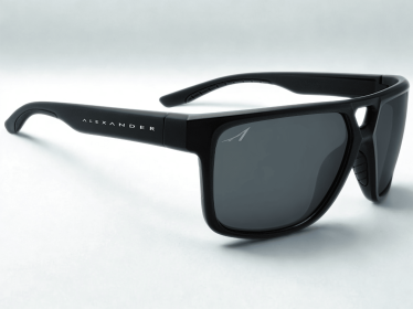 Alexander Sport XL Polarized Sunglasses (Color: Matte Black)