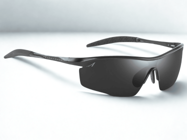 Alexander Metal Future Polarized Sunglasses (Color: Matte Black)